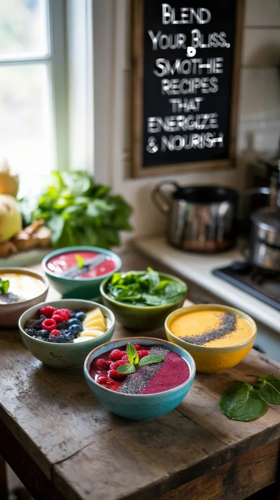 Blend Your Bliss: 5 Smoothie Recipes That Energize & Nourish