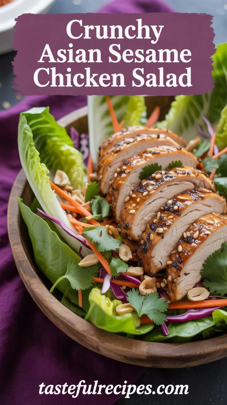 You are currently viewing 🥗 Asian Sesame Chicken Salad Recipe – Fresh, Crunchy, and Full of Flavor!