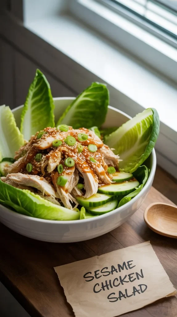 Healthy Asian Sesame Chicken Salad – Fresh, Flavorful, And Easy To Make
