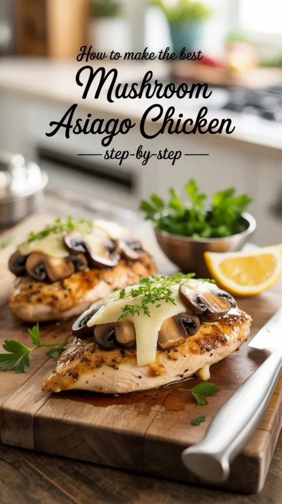 How to Make the Best Mushroom Asiago Chicken – Step-by-Step