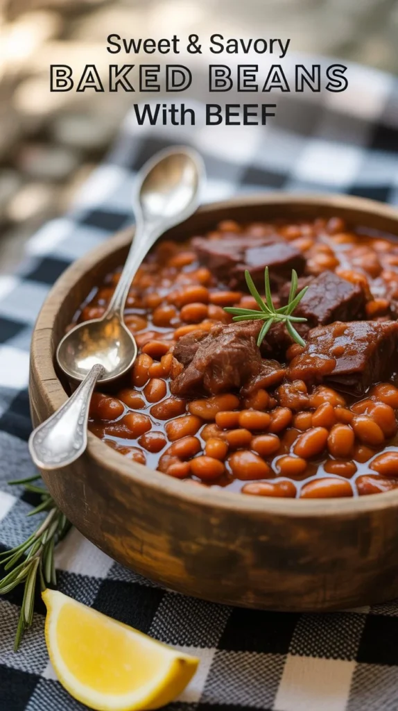 Sweet & Savory Baked Beans with Beef That Everyone Will Love

