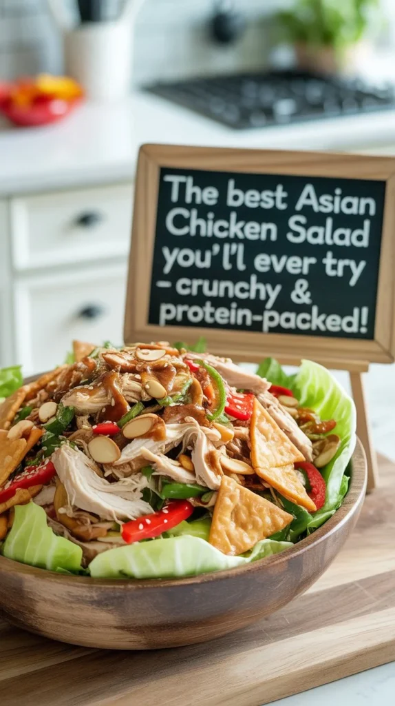The Best Asian Chicken Salad You’ll Ever Try – Crunchy And Protein Packed