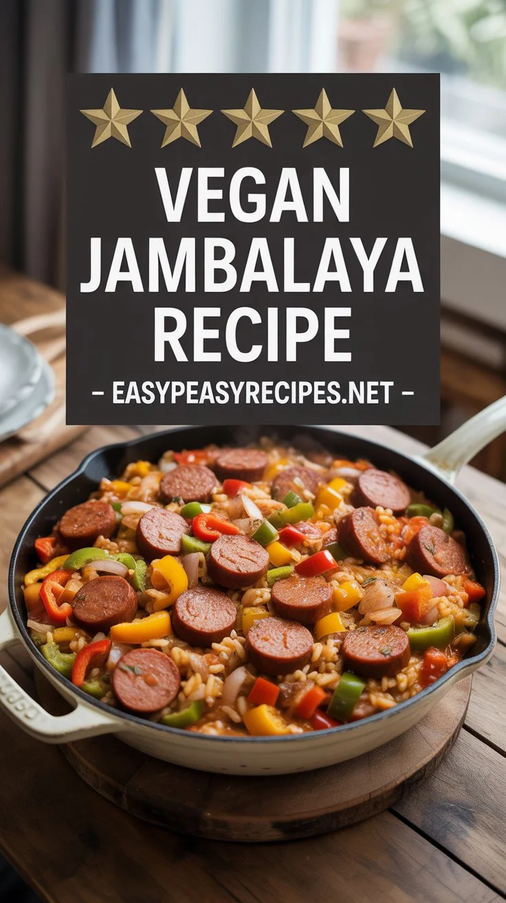 You are currently viewing Vegetarian Jambalaya Recipe: A One-Pot Cajun Masterpiece Without the Meat