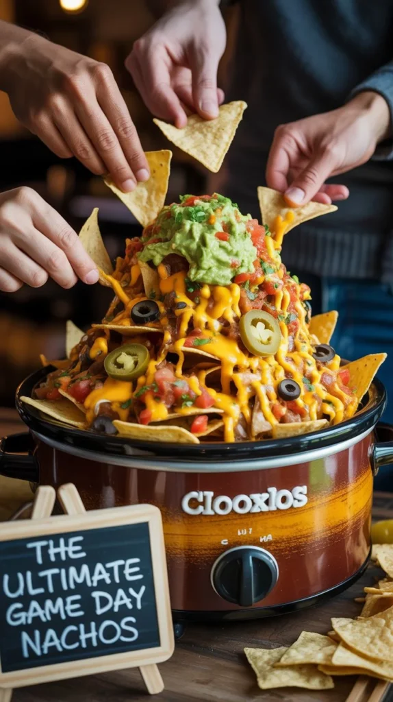 The Ultimate Game Day Nachos – Slow Cooker Style