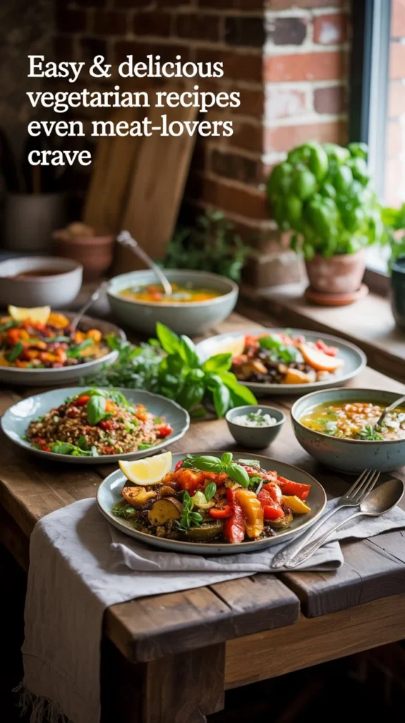 Easy & Delicious Vegetarian Recipes Even Meat-Lovers Crave