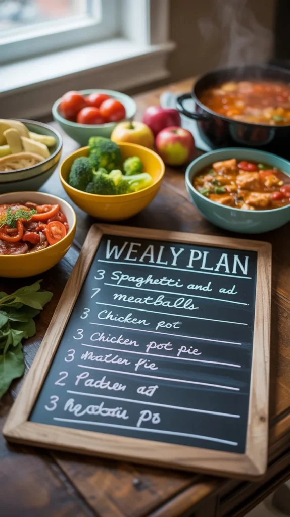 Family-Friendly Weekly Meal Plan with Comfort Classics