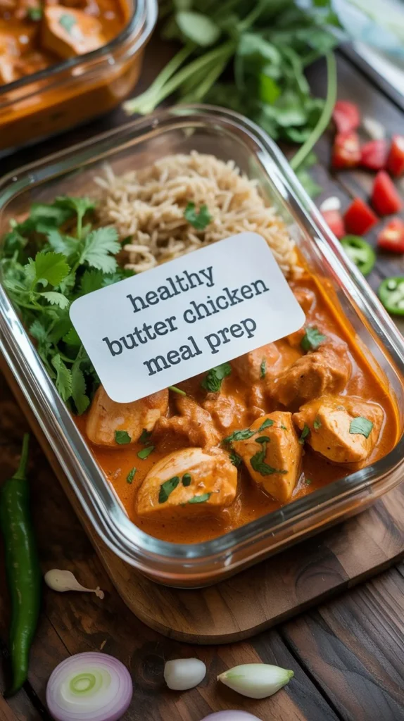 Healthy Butter Chicken Meal Prep for Lunches You’ll Crave