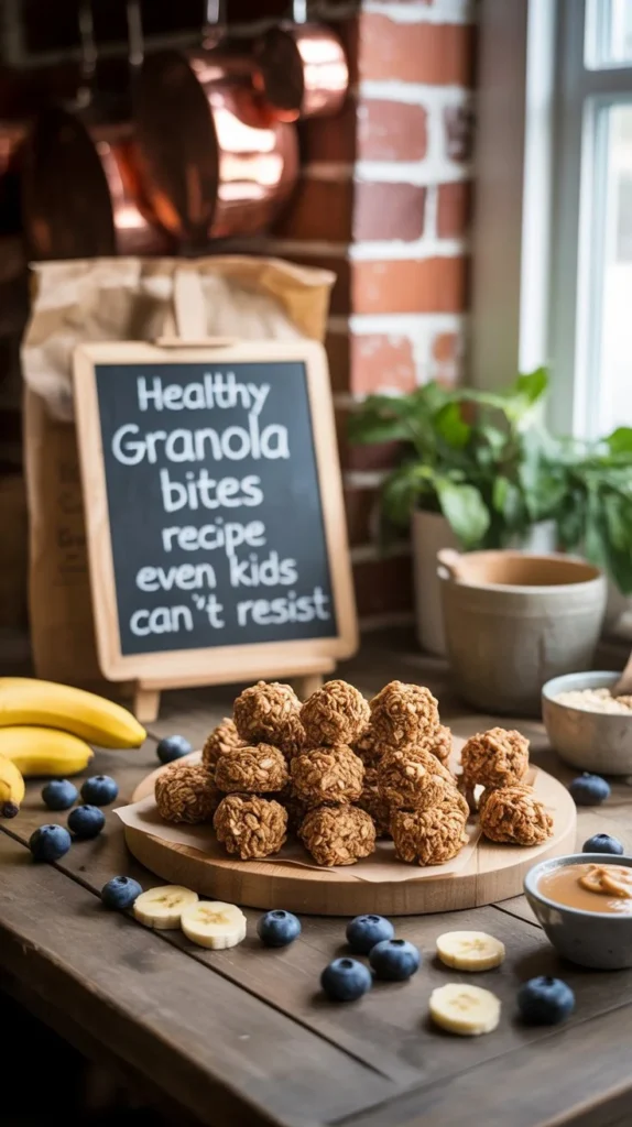 Healthy Granola Bites Recipe Even Kids Can’t Resist