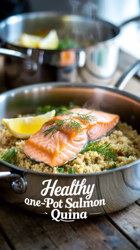 Healthy One-Pot Salmon Quinoa You’ll Make on Repeat