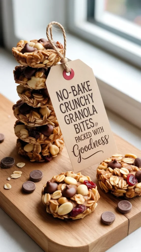 No-Bake Crunchy Granola Bites Packed With Goodness