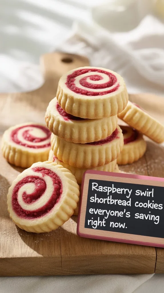 Raspberry Swirl Shortbread Cookies Everyone’s Saving Right Now