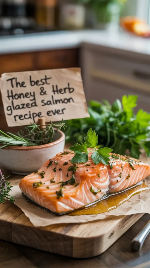  The Best Honey & Herb Glazed Salmon Recipe Ever