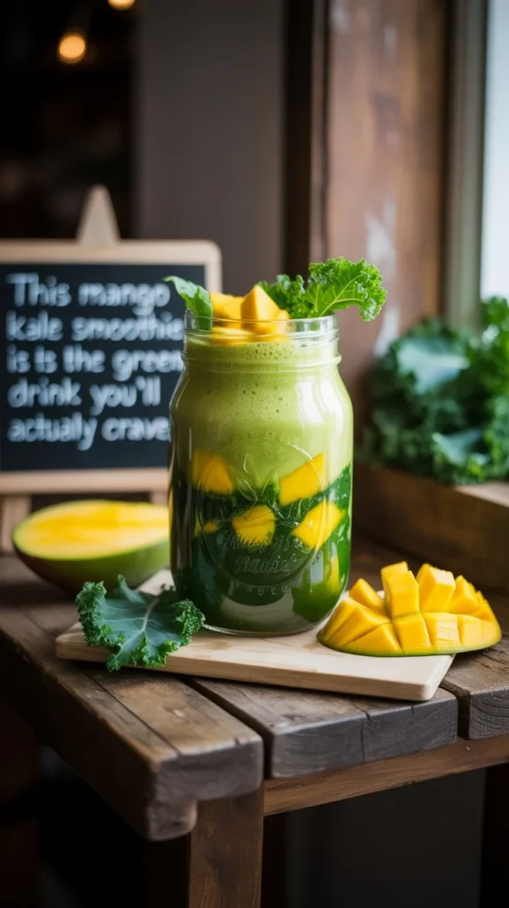 This Mango Kale Smoothie Is the Green Drink You’ll Actually Crave