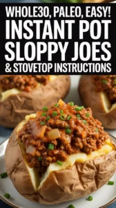 Read more about the article Instant Pot Sloppy Joes Recipe — Quick, Flavorful & Family-Friendly