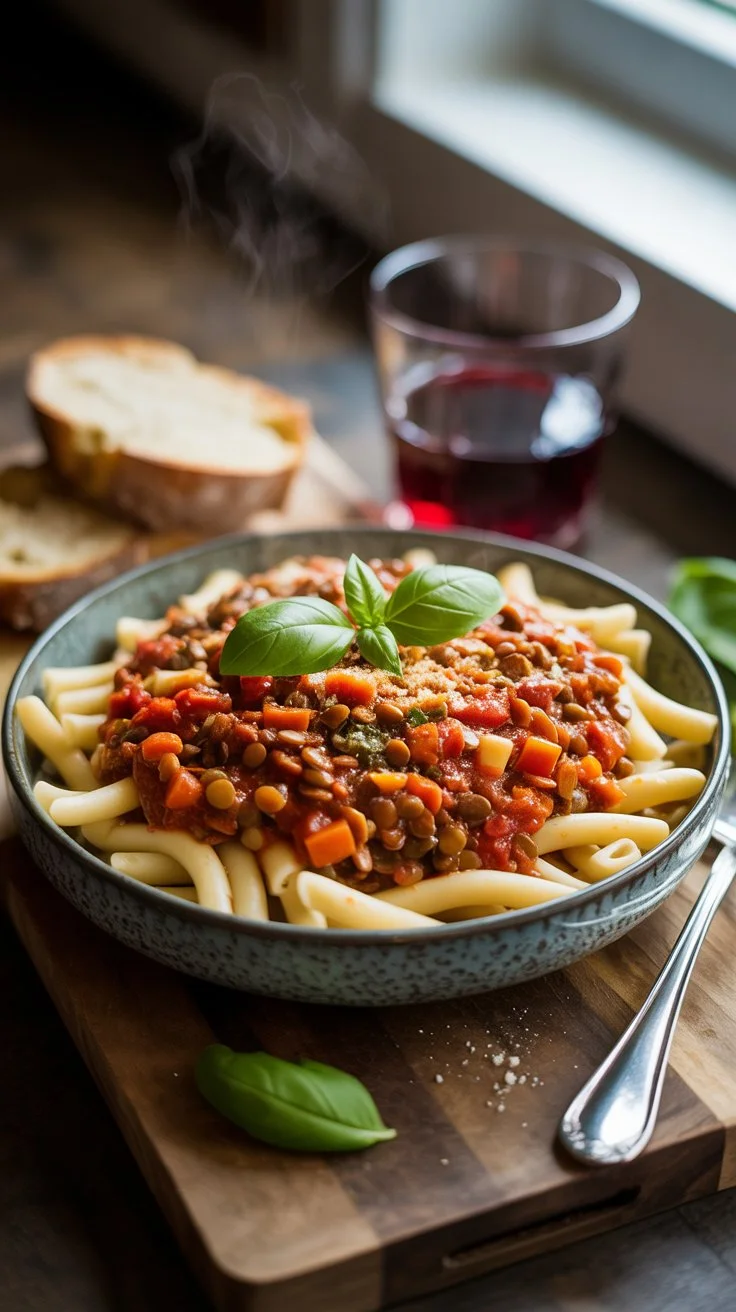 Read more about the article 🥣 Lentil Bolognese Recipe – A Protein-Packed Vegan Twist on an Italian Classic